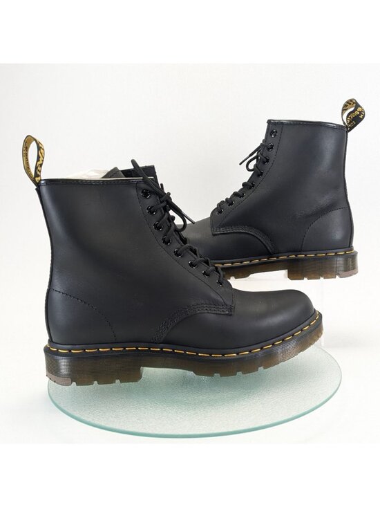 Dr. Doc Martens 1460 SR Mens Sz 12 Black Leather Steel Toe Slip Resistant Boots main image 14